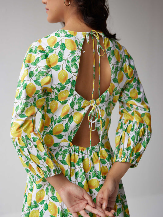 RAVELLO MIDI  SUNSHINE DRESS