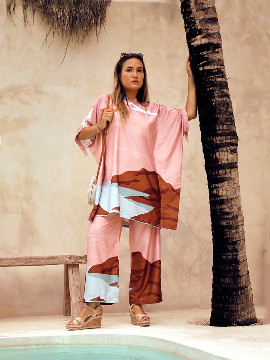 Echoes of Earth Valley Kaftan Co-ord