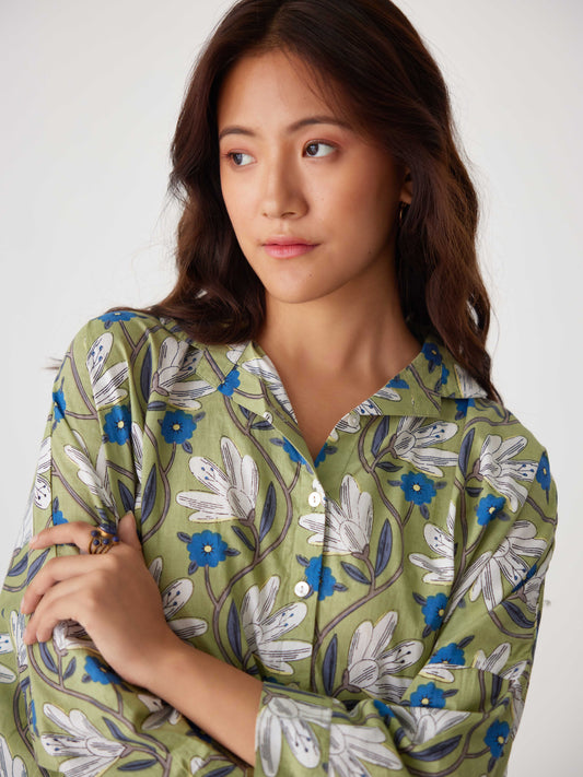 GREEN TULIP KAFTAN CO-RD