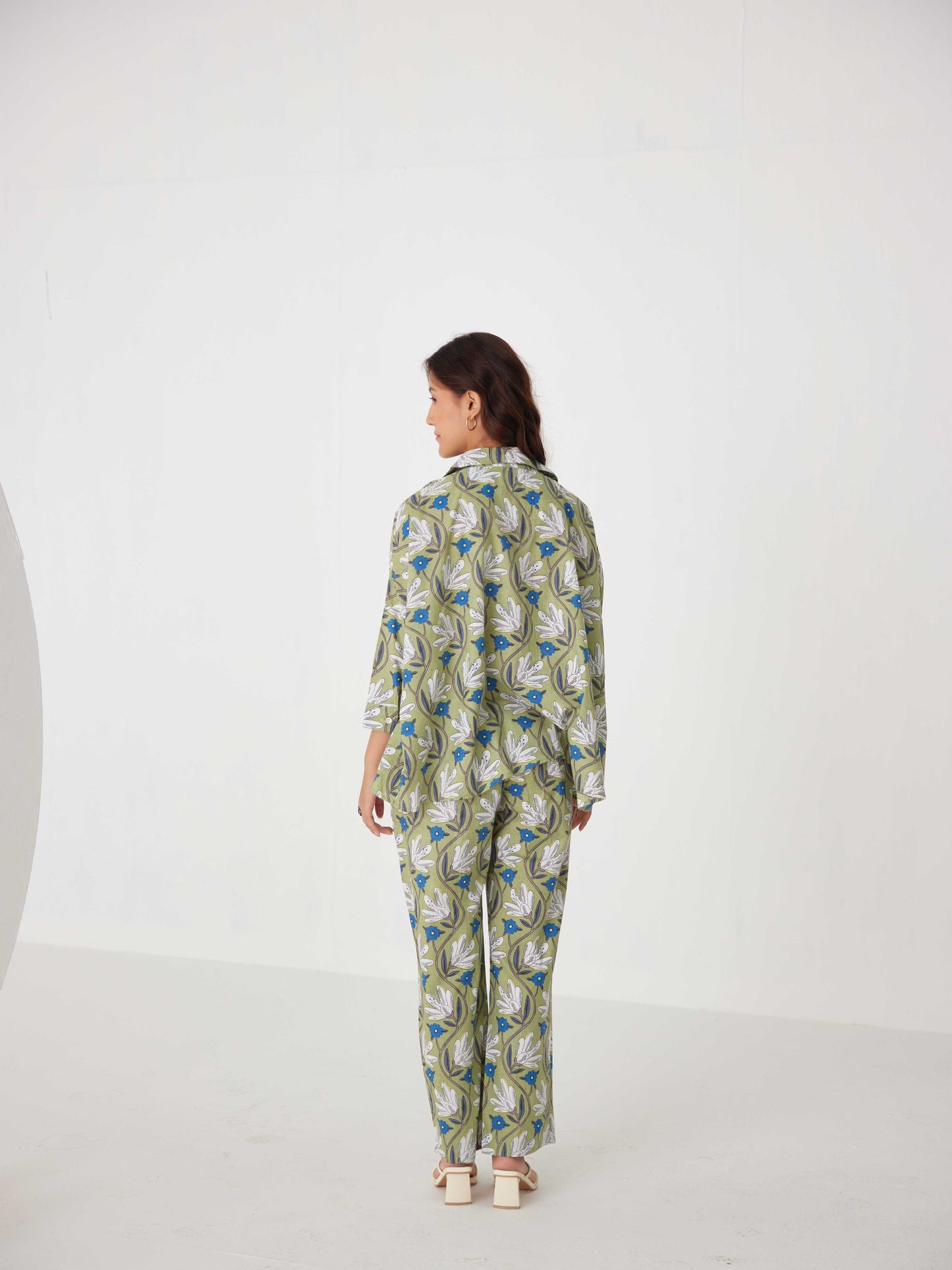 GREEN TULIP KAFTAN CO-RD