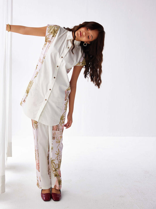 AUTUMN MIST LONG SHIRT CO-RD