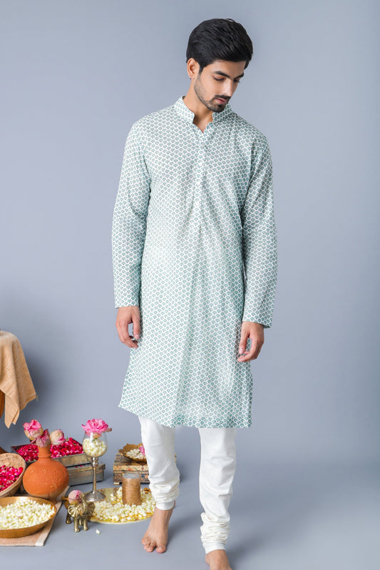 Pista shankh kurta