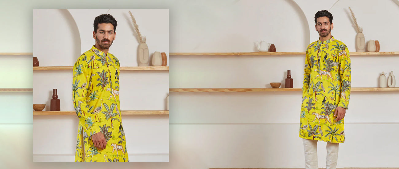 Get Vacation Ready with Kheerganga's Resort Wear: Men’s  Shirts and Kurtas