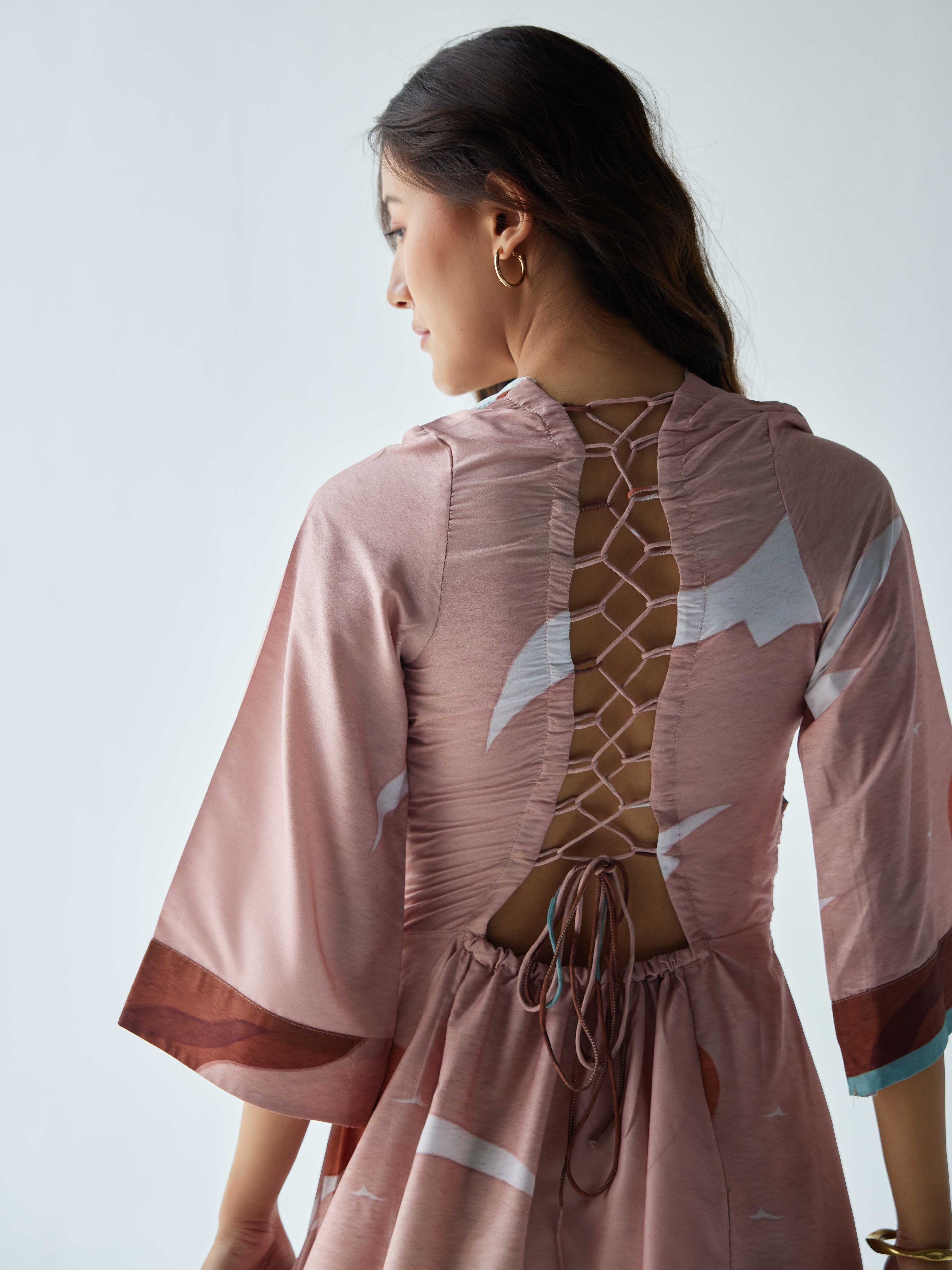 Riverstone deep neck dress