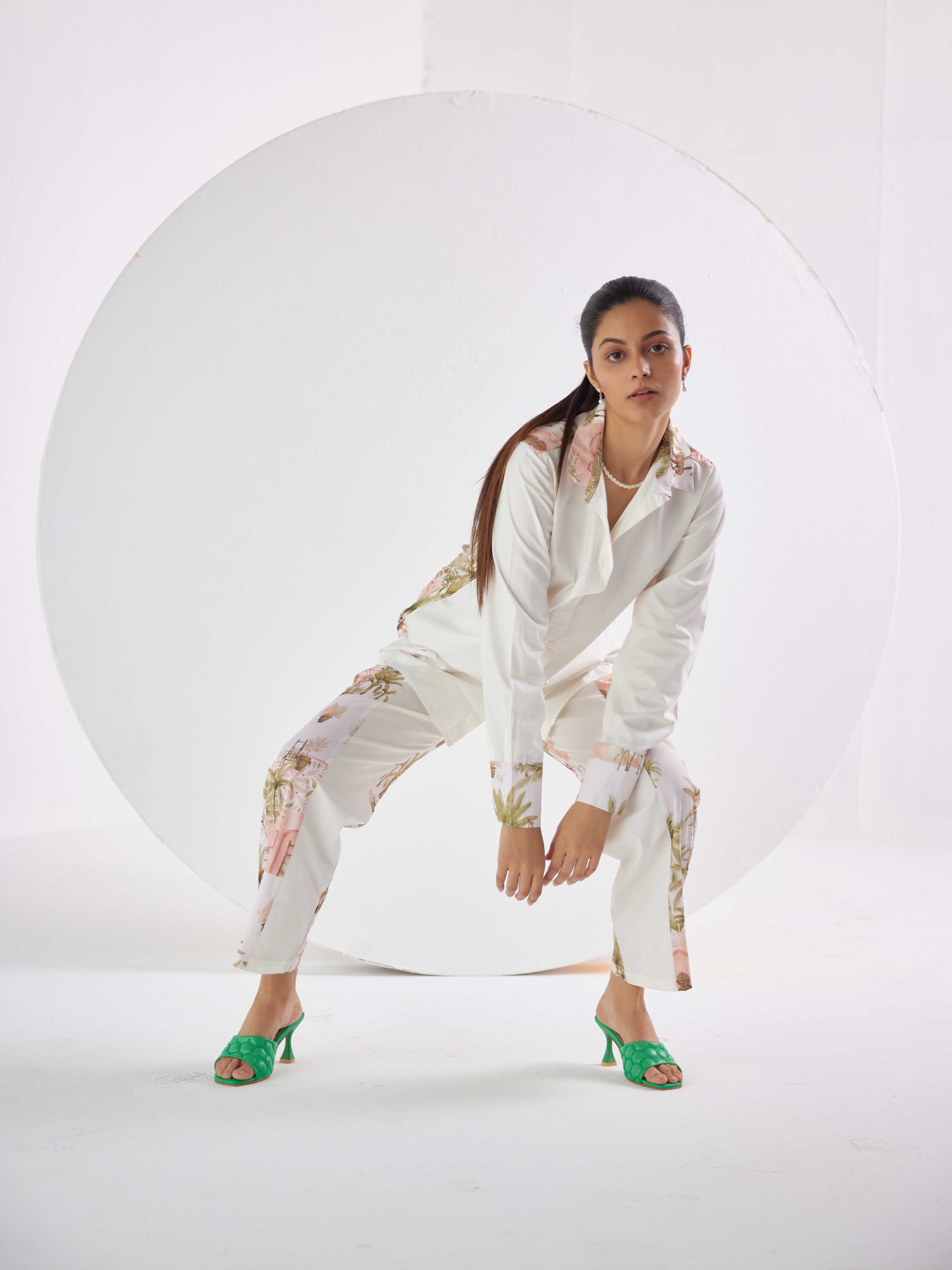 Autumn Mist Shirt Co-ord Set