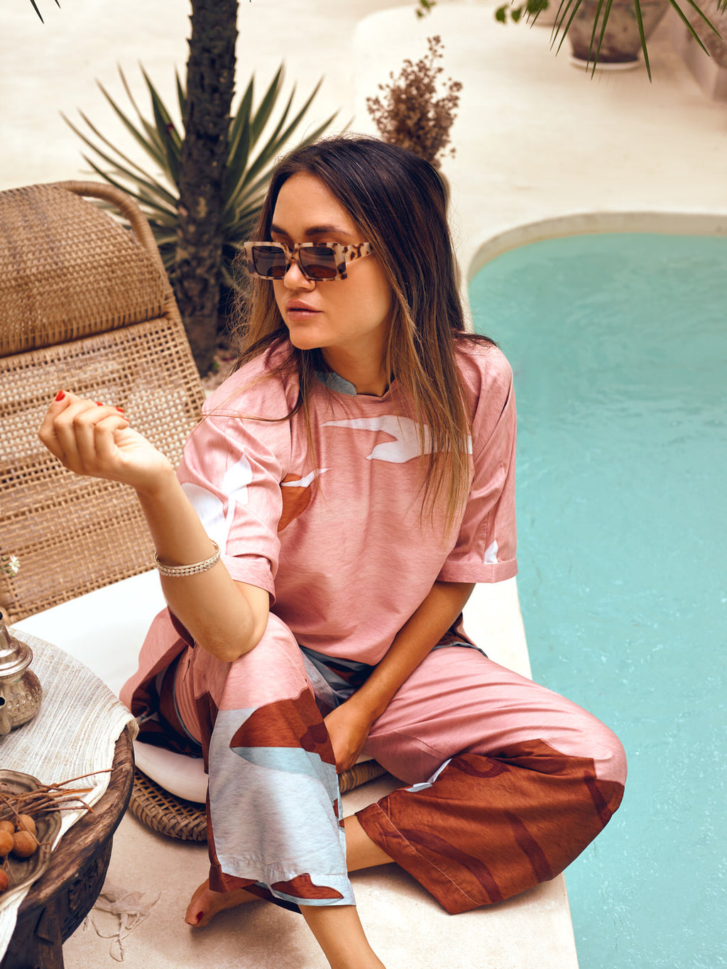 Echoes of Earth Valley Kaftan Co-ord