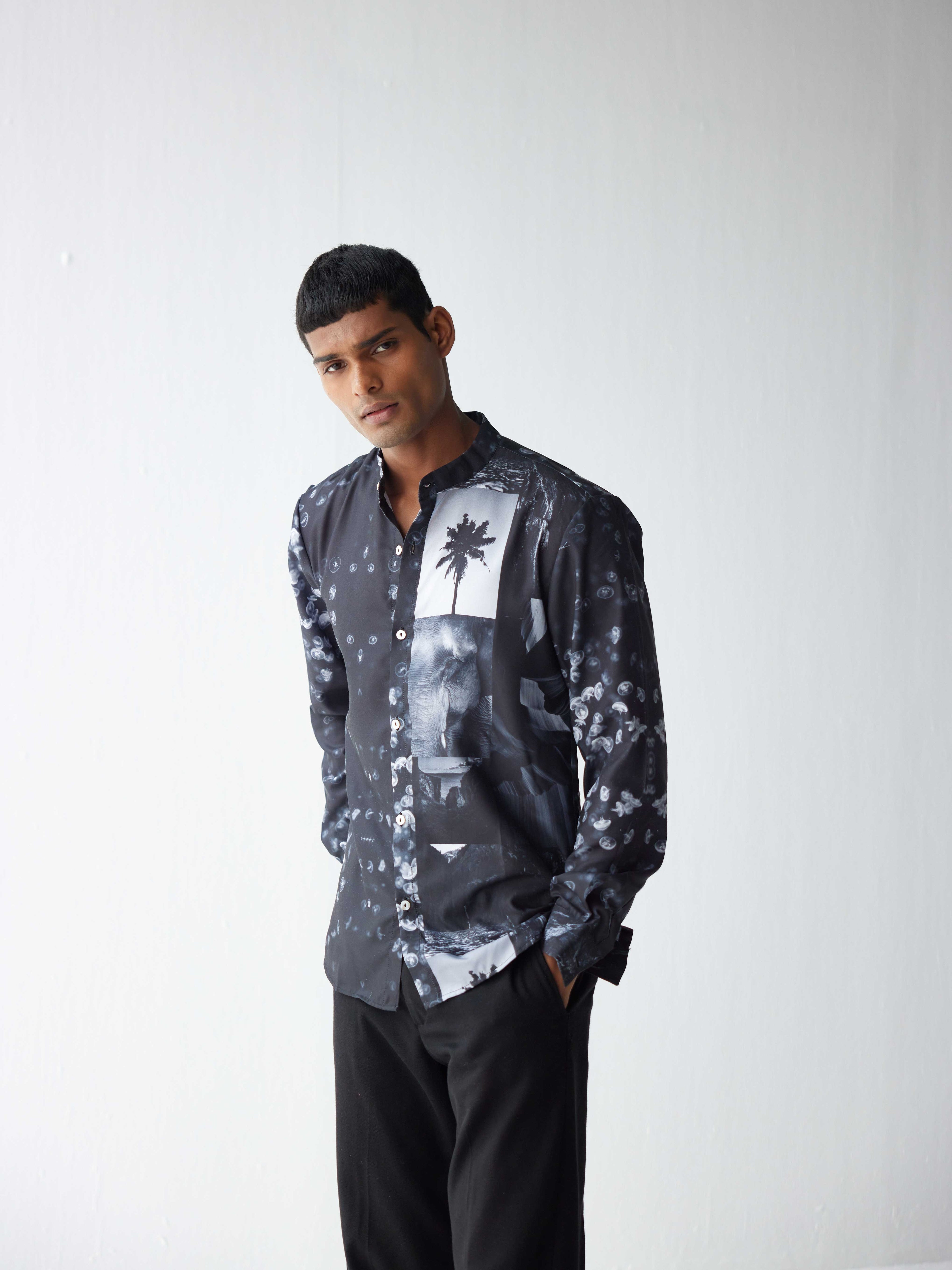 JELLLYFISH PALM FULL SLEEVES SHIRT