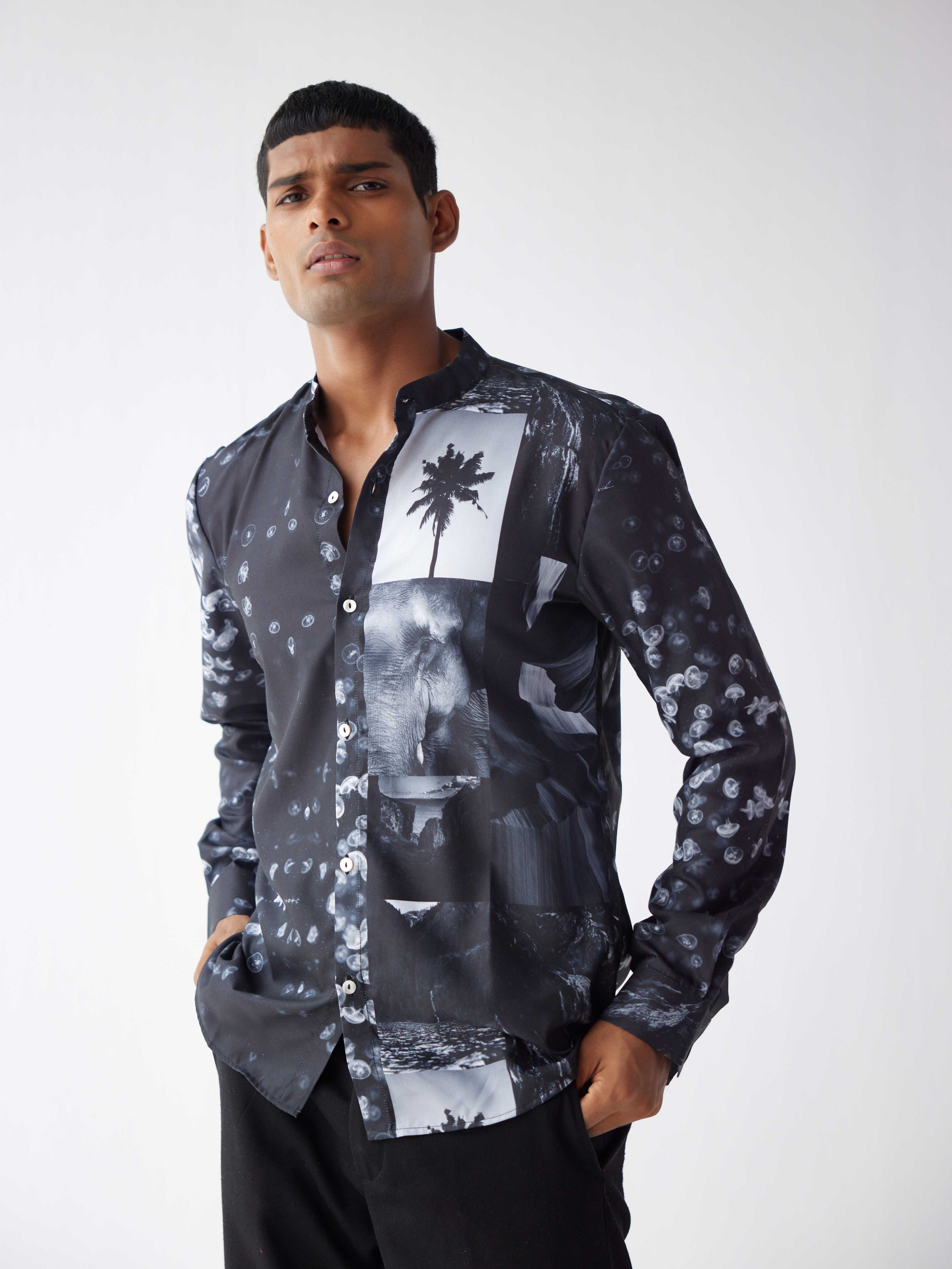 JELLLYFISH PALM FULL SLEEVES SHIRT