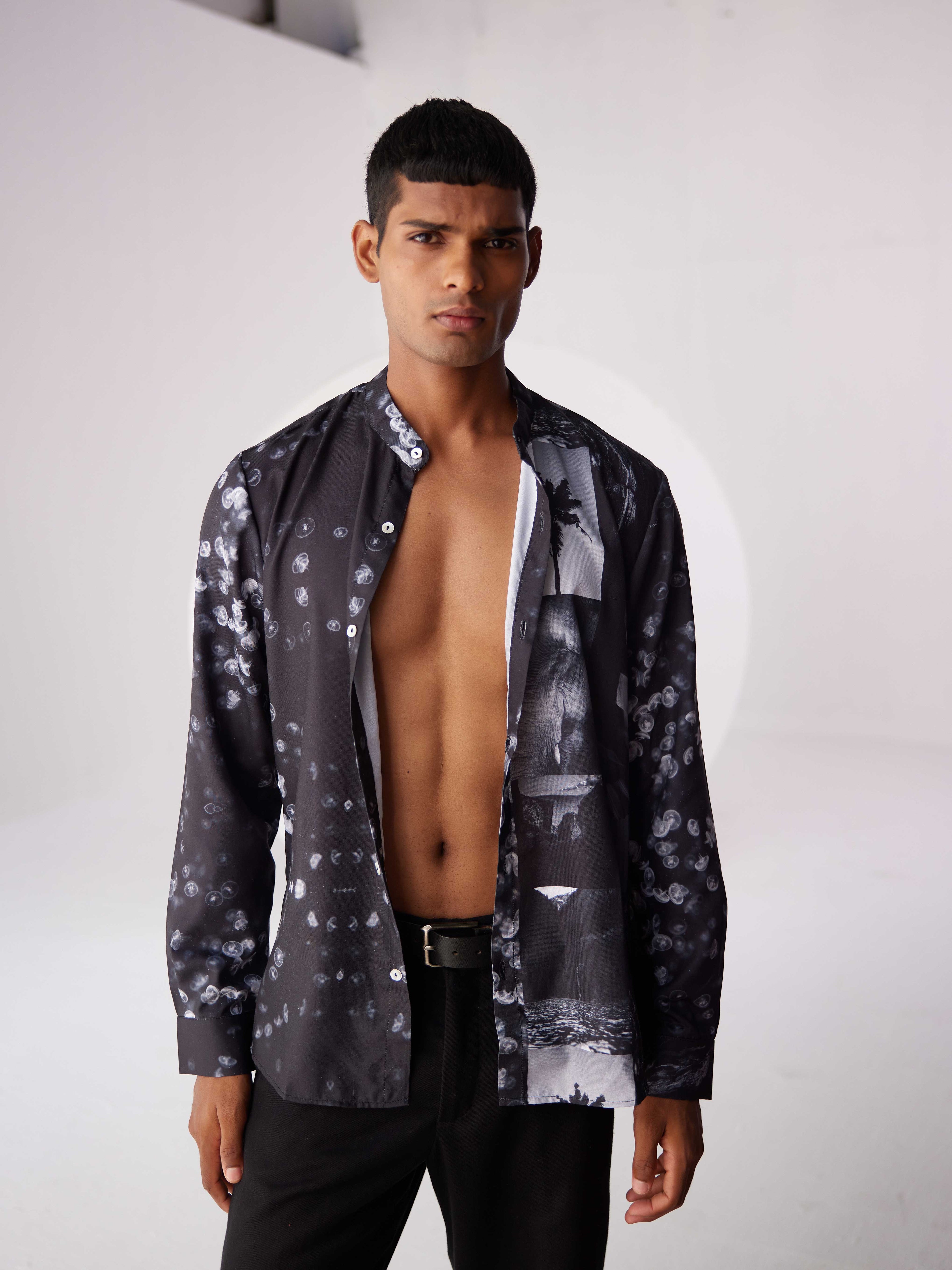 JELLLYFISH PALM FULL SLEEVES SHIRT