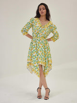 RAVELLO HANDKERCHIEF DRESS