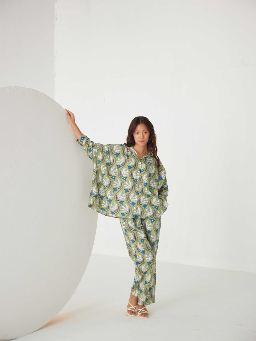 GREEN TULIP KAFTAN CO-RD