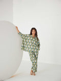 GREEN TULIP KAFTAN CO-RD
