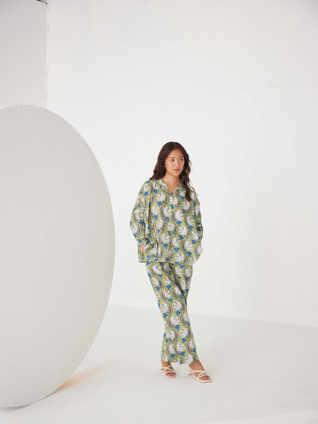 GREEN TULIP KAFTAN CO-RD