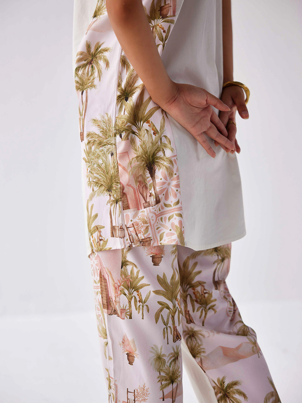Autumn Mist Long Shirt Co-ord Set