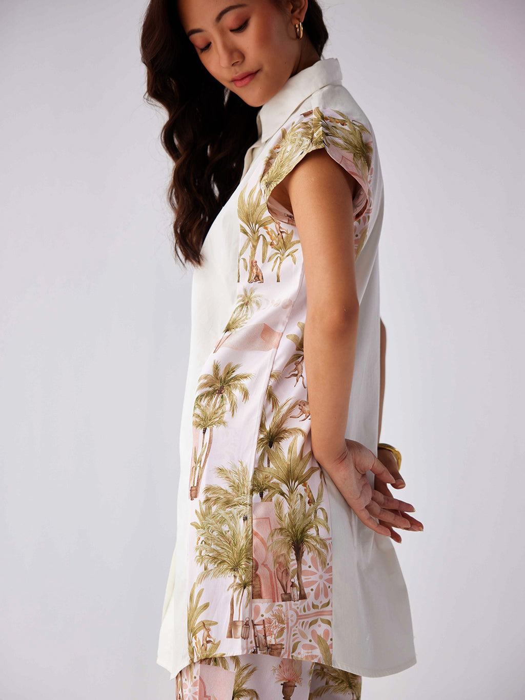 Autumn Mist Long Shirt Co-ord Set