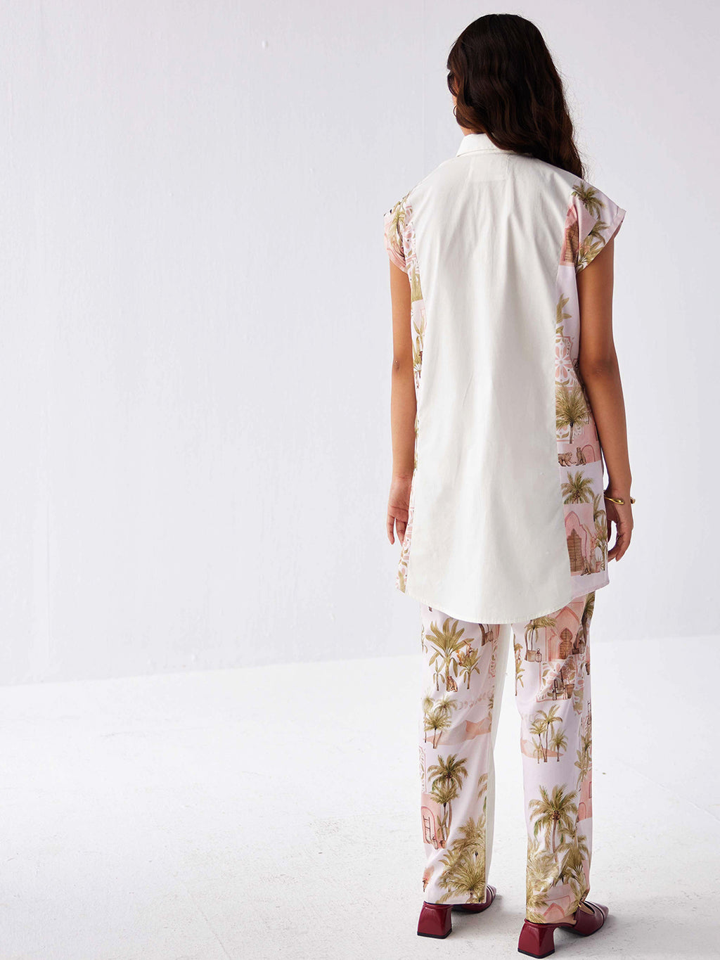 Autumn Mist Long Shirt Co-ord Set