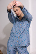 Ocean print co-ord set for women - Label Kheerganga