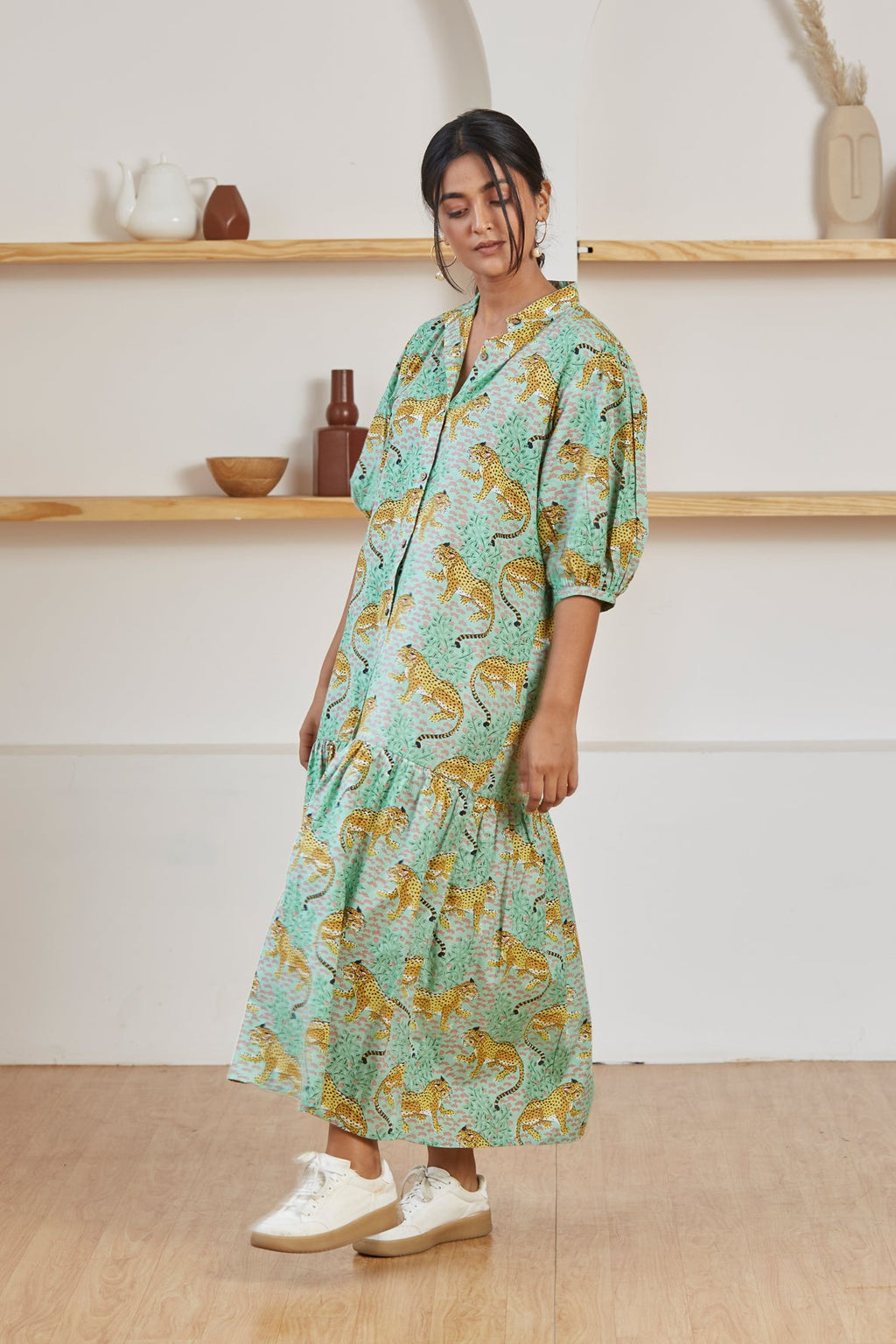 Baagh Print Maxi Dress