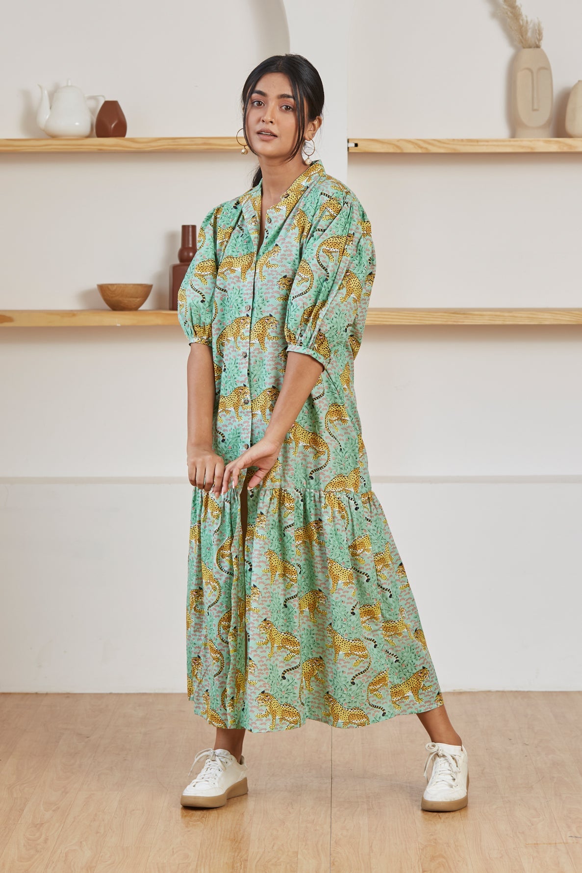 Baagh Print Maxi Dress