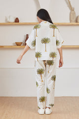 White Palm Co-ord Set