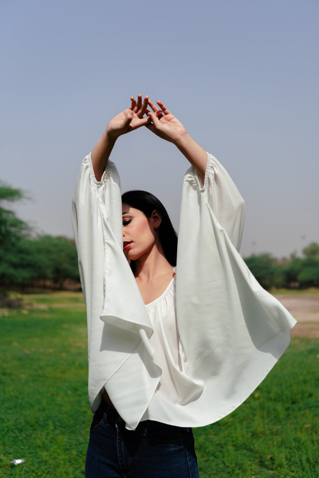 White Bird top for women detail - Label Kheerganga