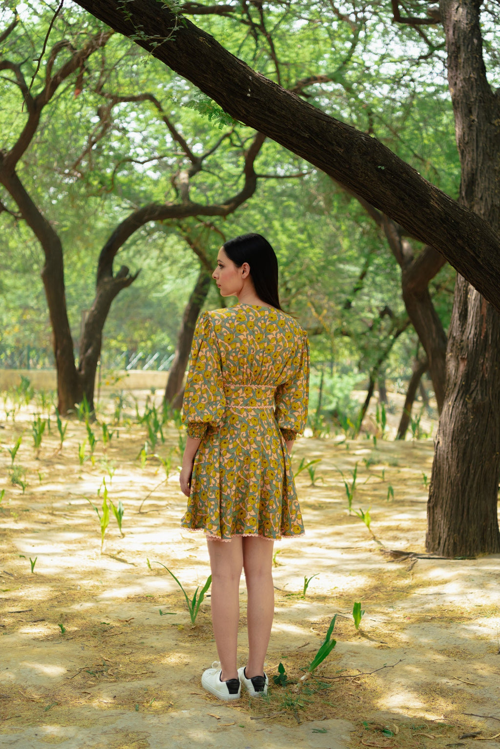 June (Peach) Mini Dress