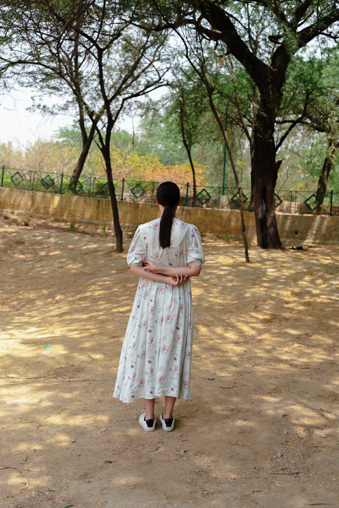 Calla (blue) Midi dress