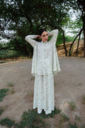 Ava off-white co-ord set for women - Label Kheerganga