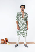 Sunderban print kurta for men - Label Kheerganga