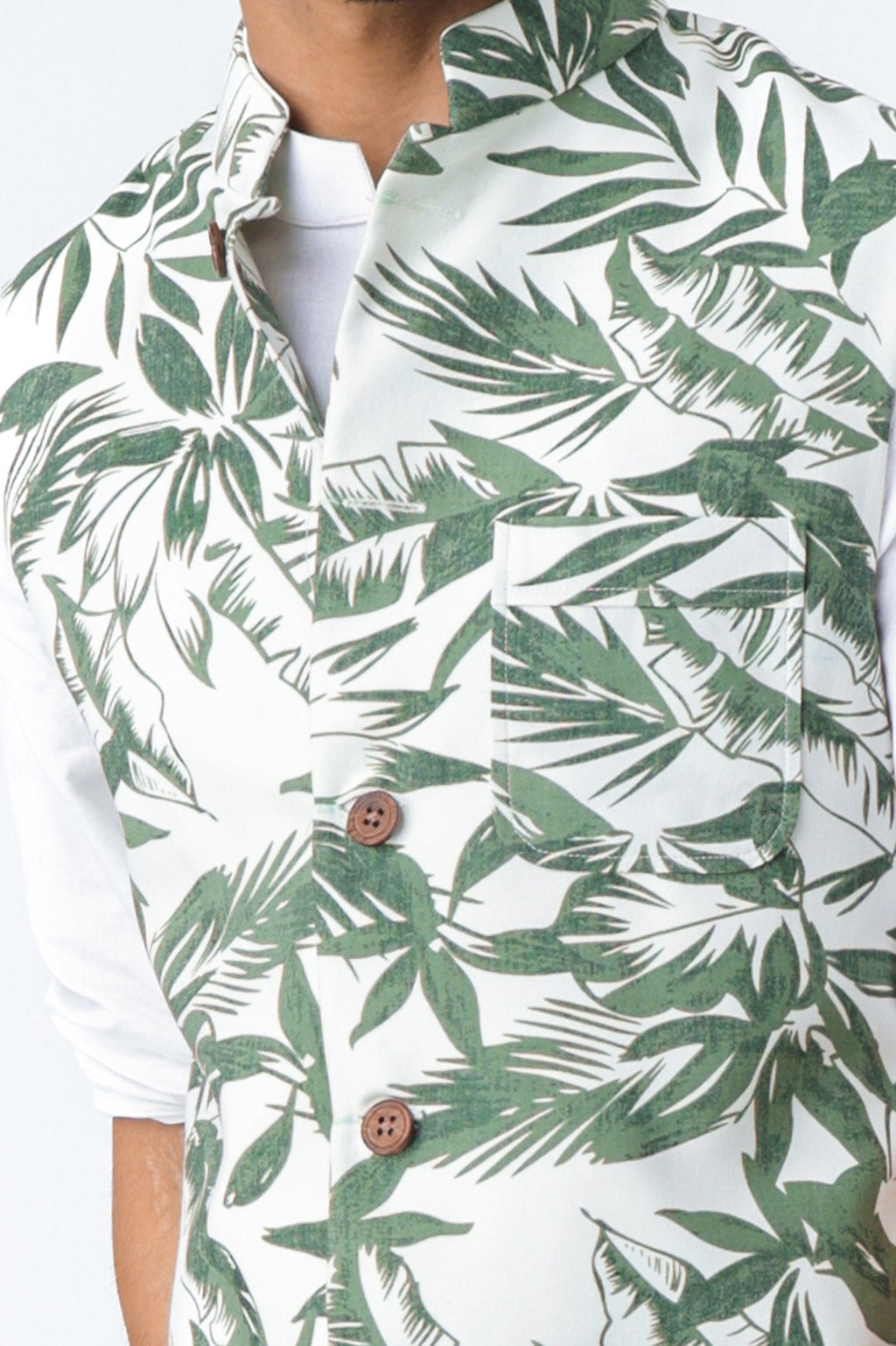 Sunderban Nehru jacket for men back view - Label Kheerganga
