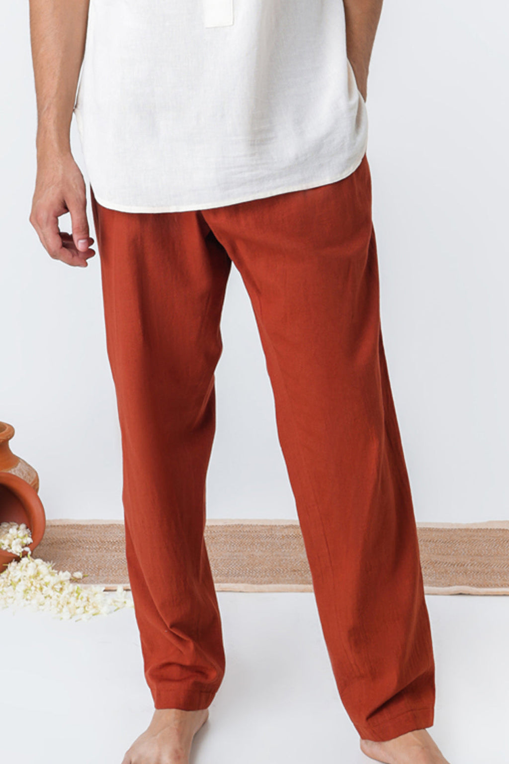 Angara suti trousers for men detail - Label Kheerganga